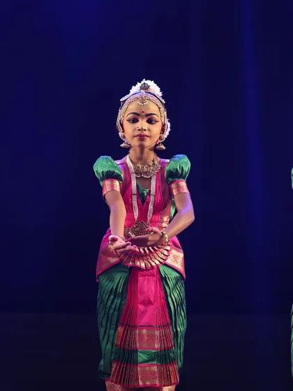 Three of my younger students performing with focus and grace. Our festivals provide a platform for dancers of all ages to shine.