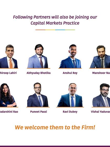 We welcome a formidable team of eight new partners to our Capital Markets practice, significantly expanding our capabilities in this key area.