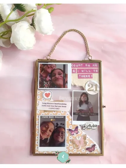 Some gifts are more than just things; they're memories. I love creating these handmade glass photo collages, turning your favorite pictures and moments into a beautiful piece of art that you can cherish forever.