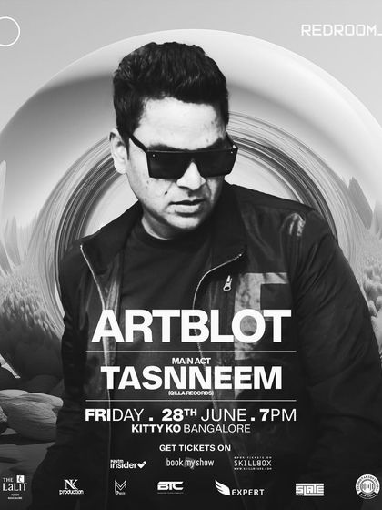 My poster for a Redroom Friday at Kitty Ko, supporting Tasnneem. A great night of deep, qilla-style grooves.