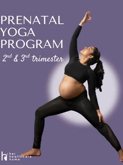 My on-demand Prenatal Yoga Program is designed for your second and third trimesters, helping you build strength, ease discomfort, and connect with your body. This is about making you feel good and strong, right now.