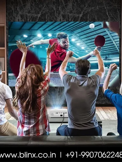 A home theater projector with true 4K resolution is the perfect solution for watching sports with friends. It turns any space into your private arena, making every game an event to remember.