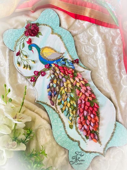 Jashn-e-Kala by Sakshi - Custom Russian Sculpture Decor Signature Peacock Collection photo 8