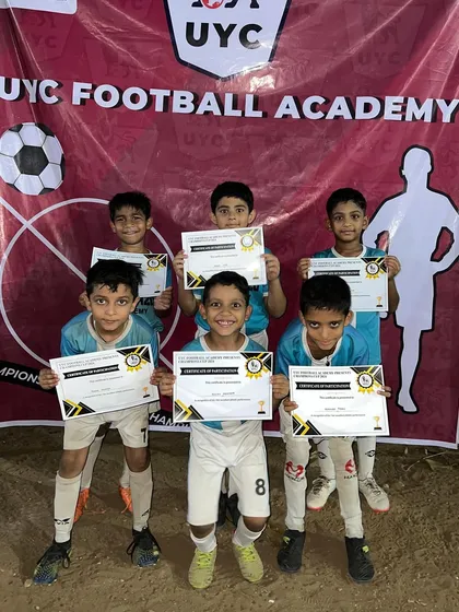More of our U-9 players happy to have participated and gained experience at the UYC Championship.