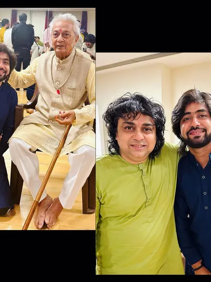 Grateful for the blessings of my gurus and senior musicians. Their guidance is invaluable.