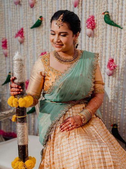 Bhuvana Reeds - Online Makeup Classes South Indian Bridal Makeup photo 28