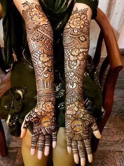 Mehendi Art by Nishat - Mehndi (Henna) Artistry Elaborate Bridal Henna photo 112