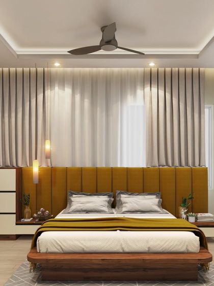 Houzlook - Full Home Interior Design & Turnkey Execution Serene & Stylish Bedrooms photo 18