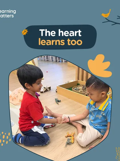 This series of graphic posts highlights our core values and beliefs: from the power of curiosity, wonder, and joy to the importance of agency, creativity, and multisensory learning.