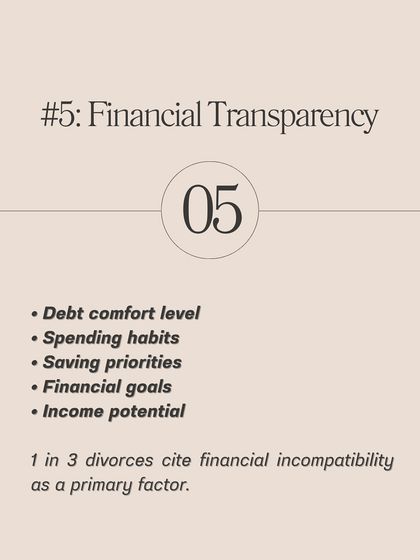 Financial incompatibility is a primary factor in one in three divorces. This guide covers crucial topics like debt, spending habits, and long-term financial goals to ensure you and your partner are on the same page.