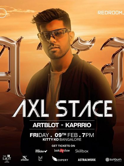 A duplicate of the main flyer for the AXL STACE event.