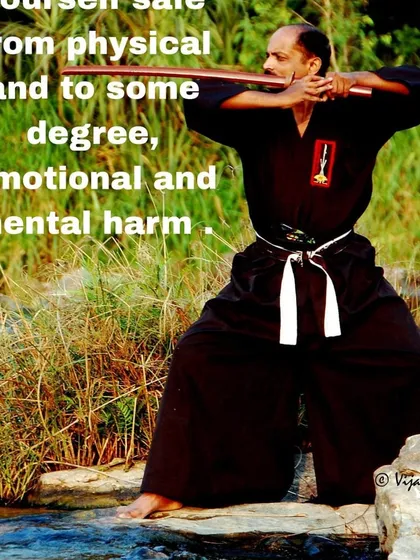 This is the heart of what I teach. Aiki Jujutsu gives you the tools to protect yourself not just from physical harm, but from the mental and emotional stress of modern life. This stance, rooted in Samurai tradition, represents stability and readiness.