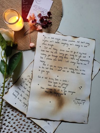 The end of a letter, signed "Forever yours." It’s the little details that make these gifts so personal and meaningful.