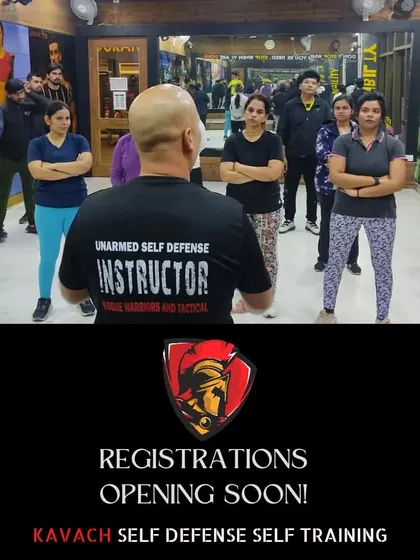 Announcing upcoming training centers and workshops, featuring a photo from a fitness club session.
