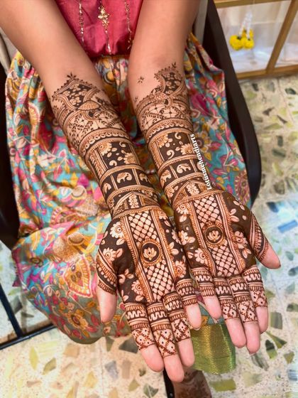 Lotus Mehendi Arts - Bridal & Occasion Mehendi Elaborate Bridal Designs photo 52