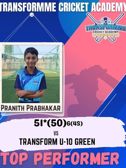 Transform Cricket Academy - Junior Cricket Coaching Program Star Performers: Celebrating Individual Excellence photo 63