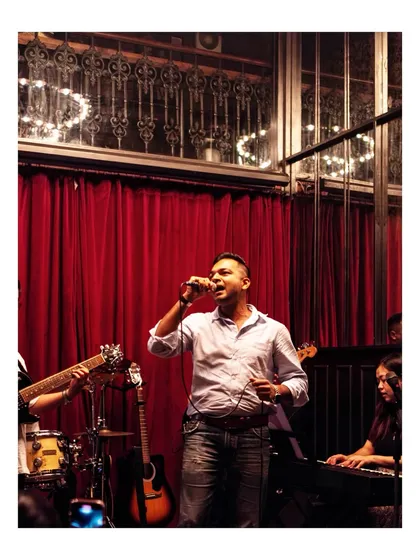 Music is a passion for all ages and professions. We're incredibly proud of students like Dr. Mayank, who balances a demanding career with his love for singing, seen here performing at a professional gig we organized.