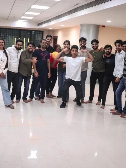 The whole team together after a successful and energizing fitness session. It's always great to see the smiles and camaraderie built after a good workout.
