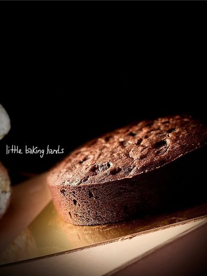 A rich chocolate cake with extra chocolate chips that went out for a school birthday. I was so happy to hear that the toddlers loved it and were licking their fingers.