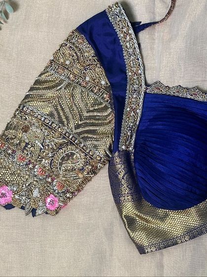 Blouse House by Mahitha Prasad - Custom Blouse Design & Embroidery A Closer Look: The Art of Embroidery photo 48