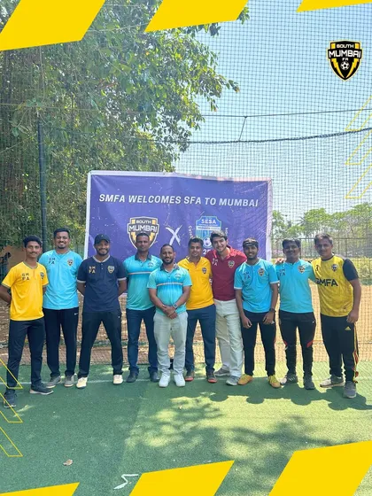 Our coaches and the SESA representatives at the official partnership launch. Together, we are unlocking new opportunities for our players.
