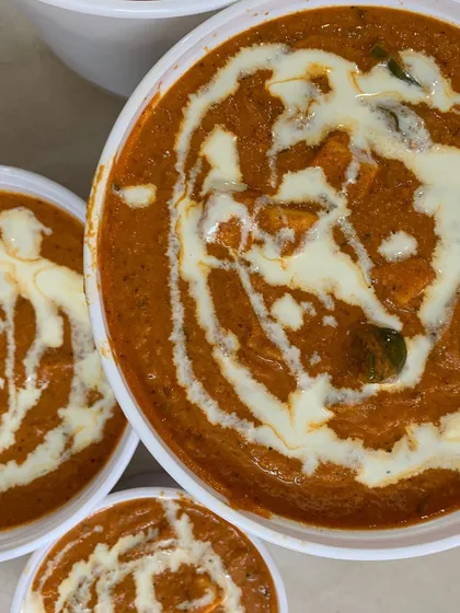 Another close-up of the Paneer Tikka Masala.