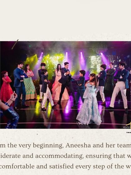 "From the very beginning, Aneesha and her team were considerate and accommodating, ensuring that we were comfortable and satisfied every step of the way."