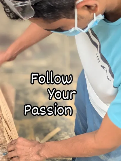 A member carefully works on a piece of wood, fully absorbed in their craft. This shot captures the passion and focus that our space inspires, allowing you to disconnect from the digital world and connect with your hands.