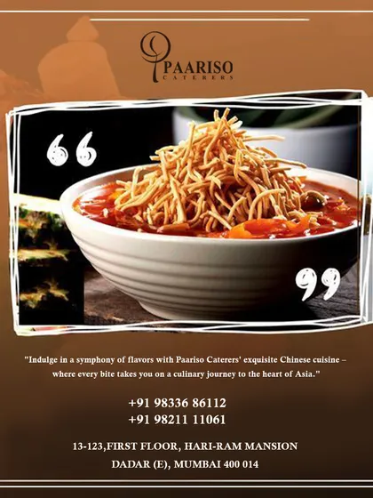 Our Chinese Manchow soup, topped with crispy fried noodles, takes you on a culinary journey to the heart of Asia. It's a warm and flavorful start to any meal.