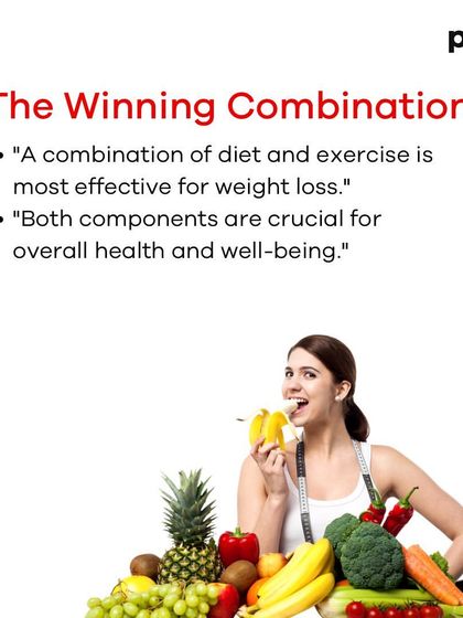 This series tackles the "Diet vs. Exercise" debate. It explains the importance of both, with diet being key for creating a calorie deficit and exercise for boosting metabolism and building muscle. The winning combination is always both.