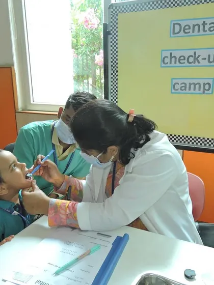 Every student receives a personal dental examination. This proactive approach to health is a core part of our commitment to the overall development of each child.