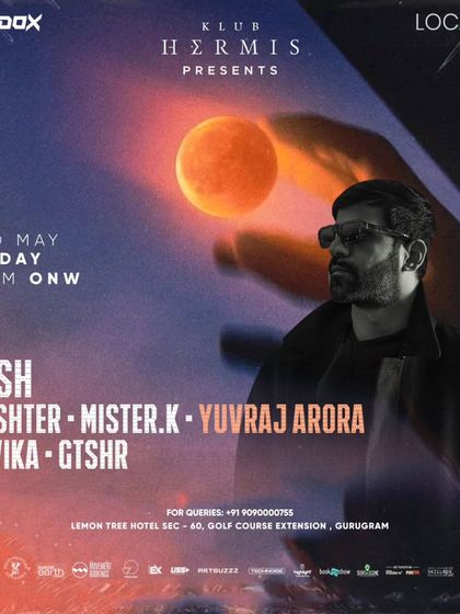 A great local lineup at Klub Hermis, Gurugram. Supporting the local scene and playing with talented homegrown artists is very important to me.