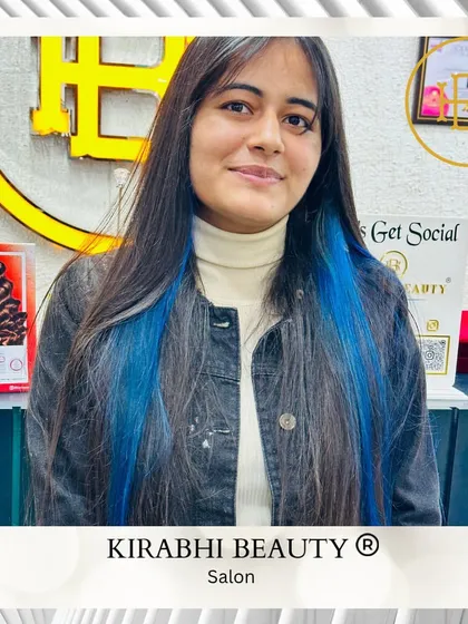 Sometimes you just need a pop of color to express yourself. I love doing these vibrant fashion hair color streaks. It's a fun, low-commitment way to completely change your vibe and show off your personality.