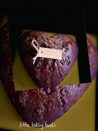 A heart-shaped decadent chocolate cake made with whole wheat flour and rich couverture chocolate. It’s a simple and heartfelt way to share some love.