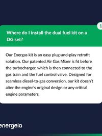 Diesel Engine Dual Fuel Conversion