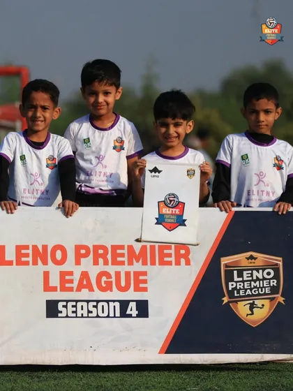 Our U7 team, proud to represent the academy at the Leno Premier League Season 4.