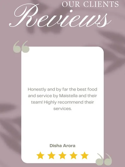 A wonderful review from a happy client. Hearing positive feedback is the most rewarding part of my job and motivates my team and me to keep doing our best.
