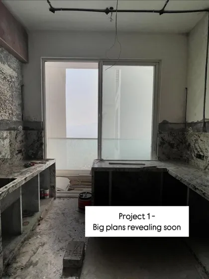 This kitchen is a work in progress, but the big plans are already underway. Stay tuned to see how this space transforms.