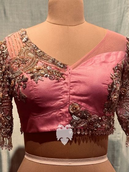 Blouse House by Mahitha Prasad - Custom Blouse Design & Embroidery Reception & Sangeet Glamour photo 20
