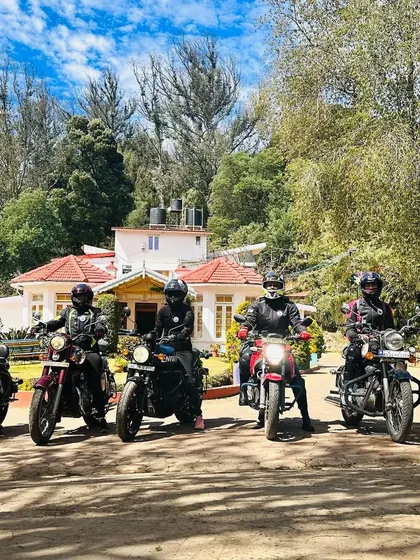 The journey doesn't end with the training. As part of our riding club, you'll join us for incredible adventures like this scenic group ride, forming bonds that last a lifetime.