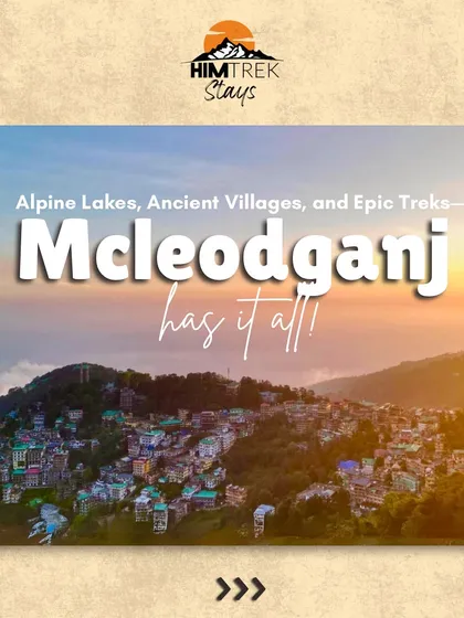 Mcleodganj has it all: alpine lakes, ancient villages, and epic treks. It's the perfect base for exploring the Dhauladhar range.