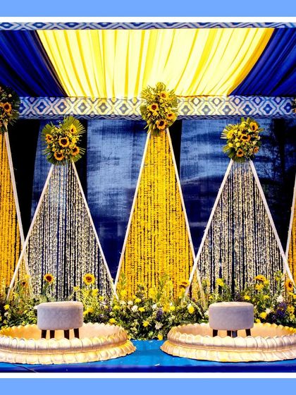 Wedding Decor Company - Wedding Event Design & Decor Radiant Haldi & Mehendi Celebrations photo 53
