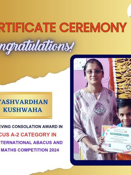 Achievers Destination Academy - Mental Math & Speed Calculation Our Star Achievers: Competition Winners & Graduates photo 47