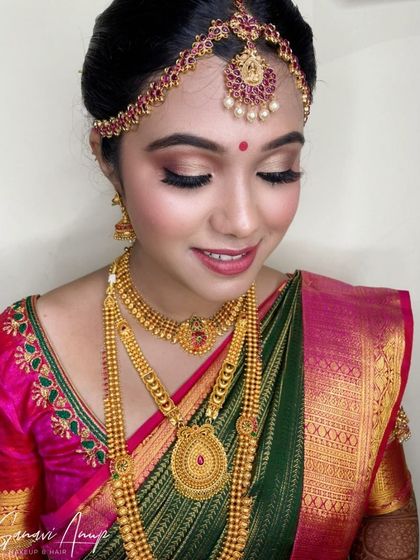 Ganavi Anup - Bridal Makeup Traditional Muhurtham Looks photo 33