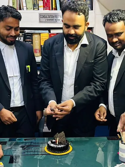 The team coming together to cut the cake on Teacher's Day. It's a day to show gratitude to those who have guided us.