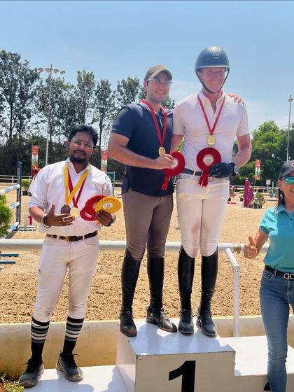 Our riders celebrating their victories at EIRS. These wins represent the culmination of dedication, perseverance, and a deep love for the sport.