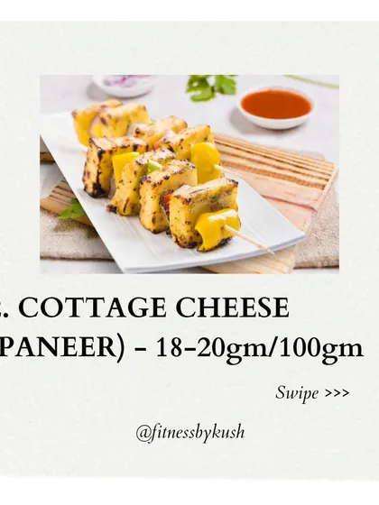 Here is a list of 8 great foods to help you hit your protein goals. Protein is crucial for fat loss because it keeps you full and preserves muscle. Options include chicken breast, paneer, tofu, Greek yogurt, fish, soya chunks, tempeh, and milk.