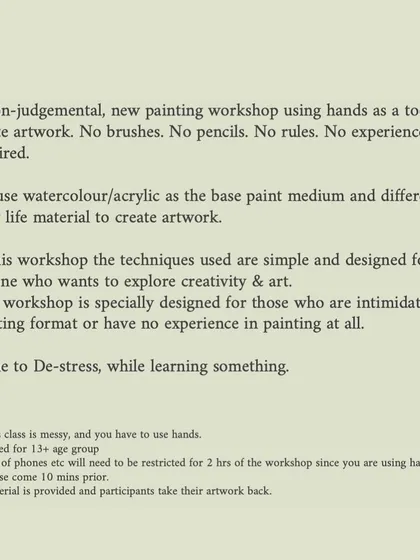 I designed this workshop especially for those who are intimidated by painting or think they have no experience. We use simple techniques with watercolour and acrylic paints, so anyone can join and create something beautiful.