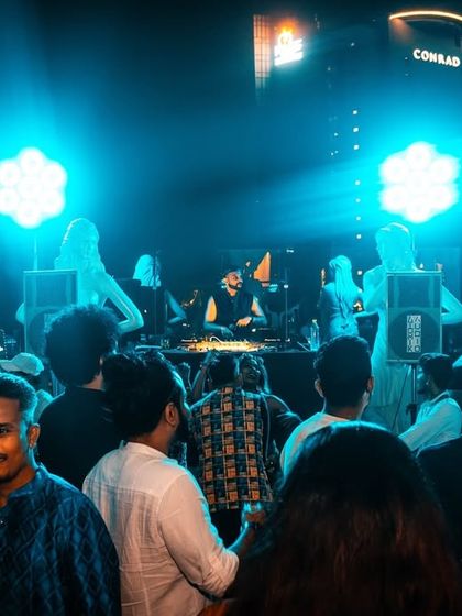 The view from my console during a sizzling Diwali party at Juliet. The club was packed, the energy was electric, and the festive vibe was off the charts.