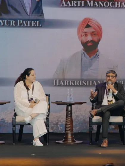 Speaking on stage at ICWF 2024. Sharing my 23 years of experience with the next generation of event planners is a responsibility I take seriously.
